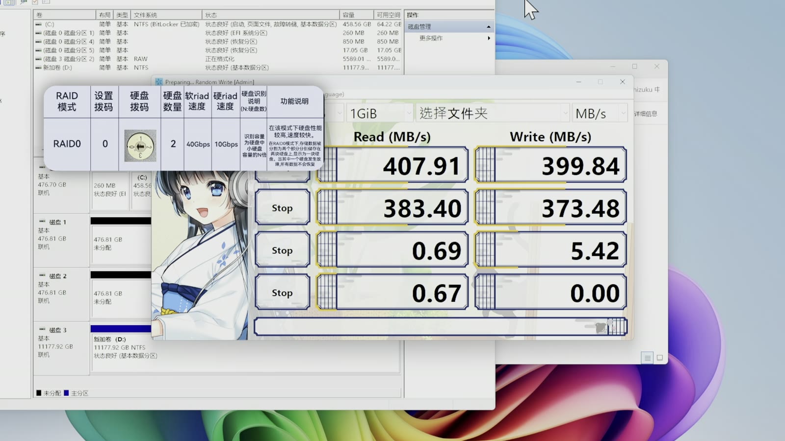 SATA RAID 模式下的机械硬盘速度测试