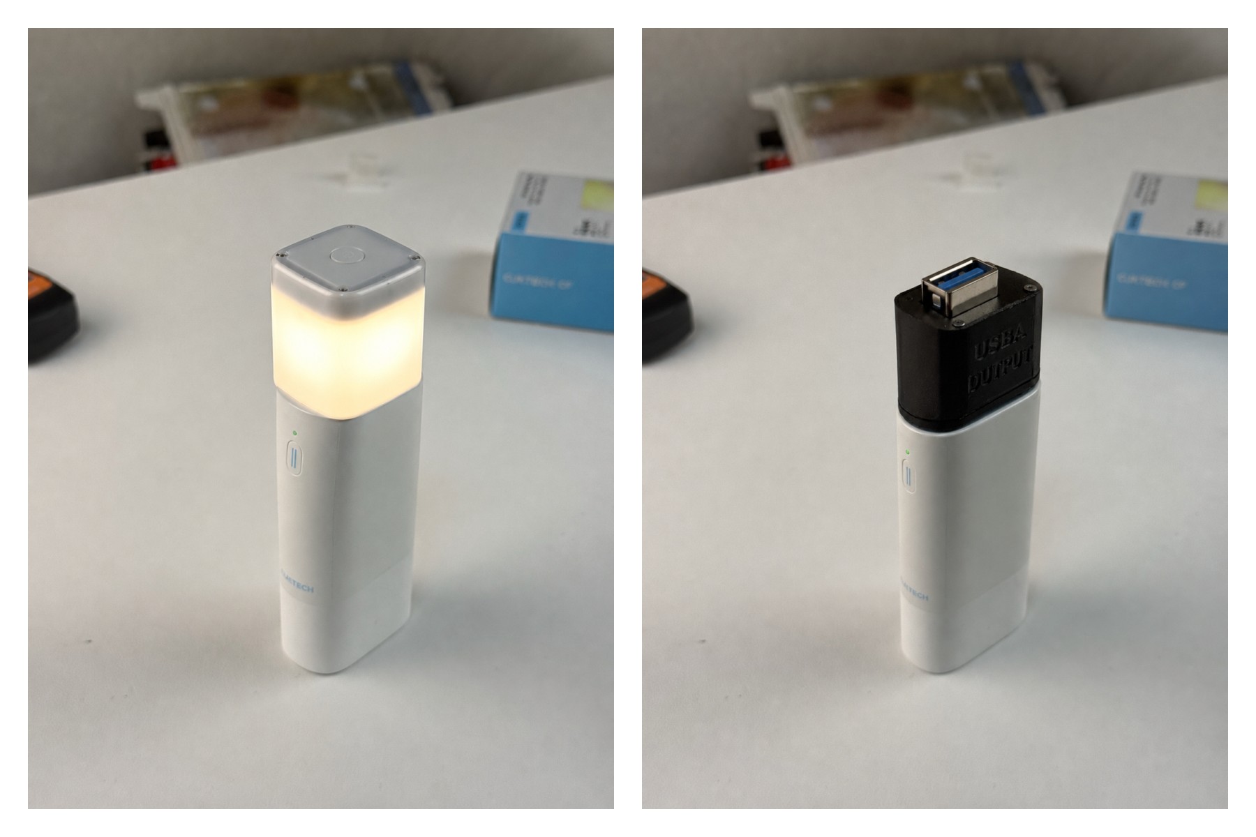 Power-Pin DIY 灯具模块与 USB-A 输出模块