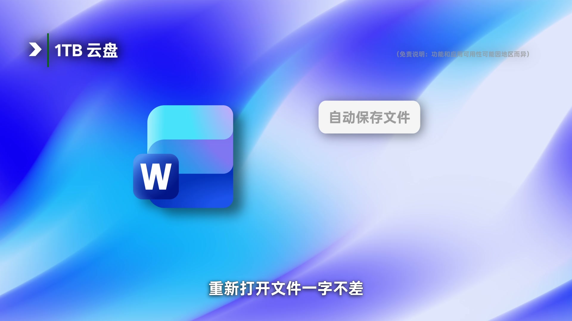 Microsoft 365 个人版值得买吗?和买断版 Office 的区别、1TB OneDrive 与三件套体验配图10 OneDrive 文件启用自动保存后,重新打开可以恢复最近内容