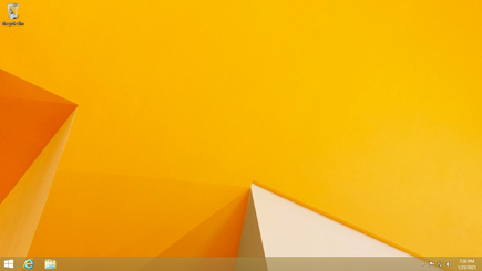 Windows 8.1 桌面,代表 Windows 8 时代的过渡